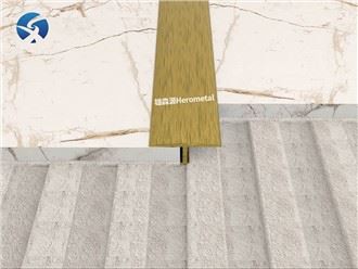 ٹی شکل پیتل کی دھاتی سٹرپس