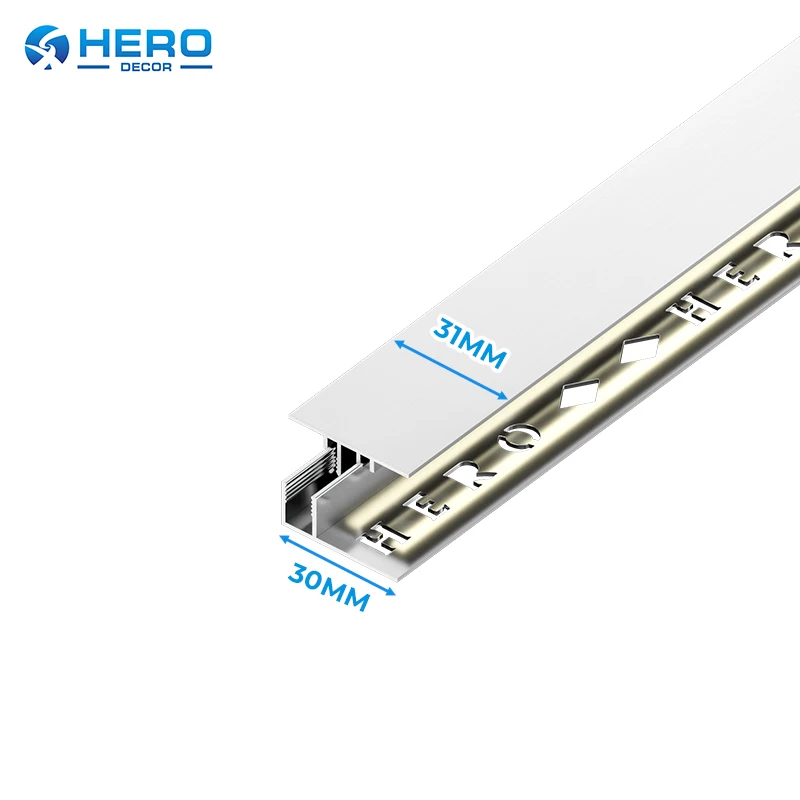 HEROHM-F-187 Clip-on LED channel dimensions HEROHM-F-187 Clip-on LED channel dimensions